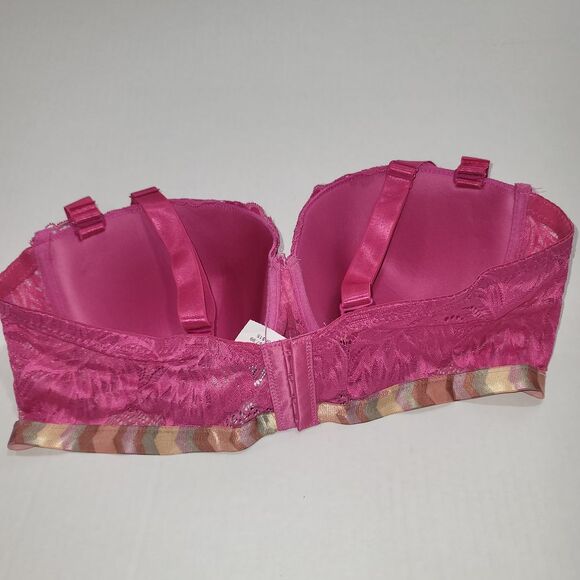 Kiss & Tell Intimates Bra with Removable Adj. Straps Plus Sz 44C Lace NWT‎ - Picture 2 of 6